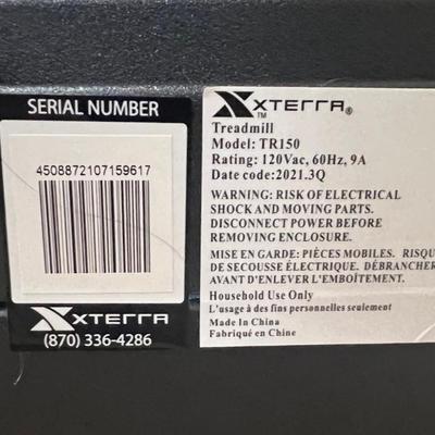 XTERRA FITNESS TR150 FOLDING TREADMILL