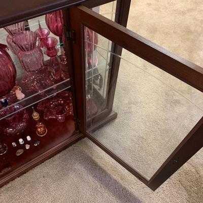 Glass Display Case w/ Light