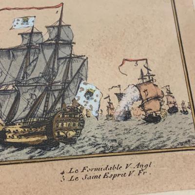 Ships Print Framed