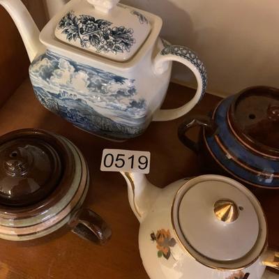 Made In England Vintage Teapot Lot