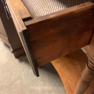 Vintage Wood Nightstand