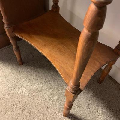 Vintage Wood Nightstand