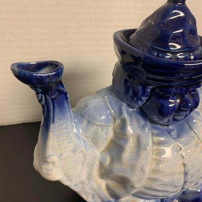 Vintage Staffordsmire Flow Blue Teapot Toby Mug