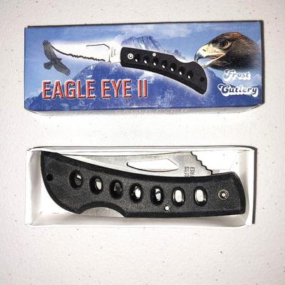 New pocketknives- "The Apache" and the " Eagle eye II" and three vintage bottles