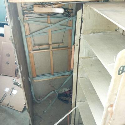 Antique travel wardrobe trunk by Henry Likly & Co.