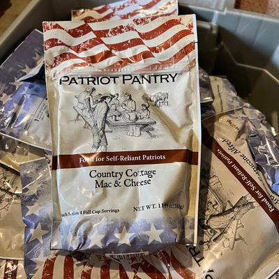 Bin Food 4 Patriots - 3 Mo. Survival Food Kit
