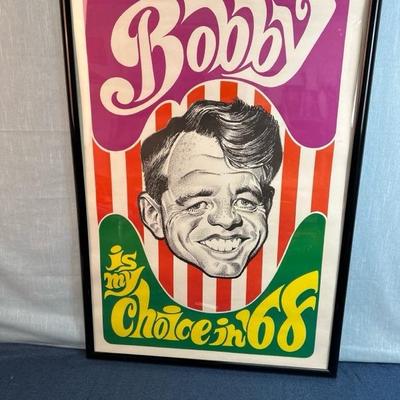 Lot 2  Vintage Bobby is my choice in 68 poster