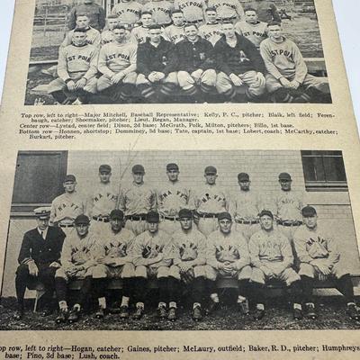 1919 Navy vs Army Baseball Scorecard & Ticket