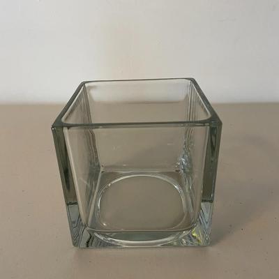 Sqaure Glass Jar