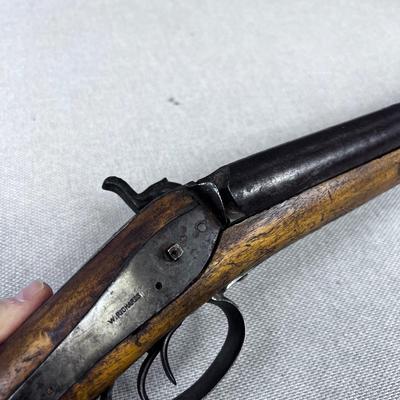 Antique W. RICHARDS Black Powder Muzzle Loader Shotgun WALL HANGER!!