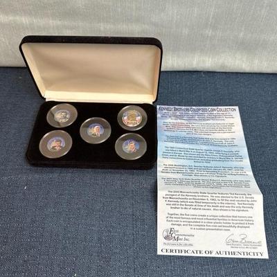 Lot 18 Kennedy Brothers Colorized Coins