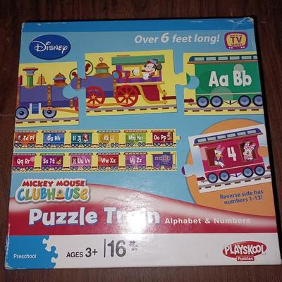 mickey mouse club train puzzle