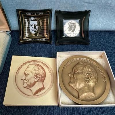 Lot 26 Collection of Presidential Collectibles