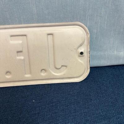 Lot 36  Metal J.F. Kennedy Av. Sign