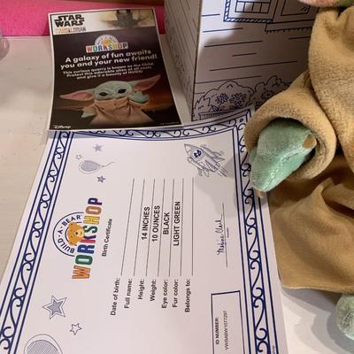 Build A Bear Mandalorian Star Wars Disney NEW with original box and paperwork