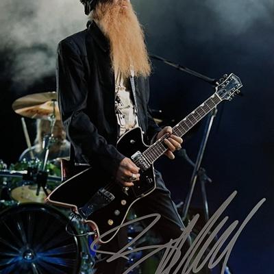 ZZ Top Billy Gibbons signed photo