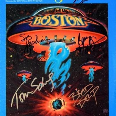 Boston signed sheet music