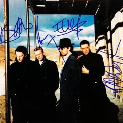 U2 signed promo photo 