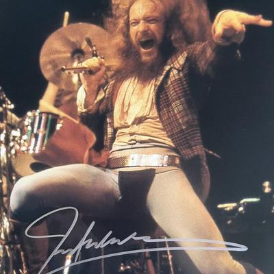 Jethro Tull Ian Anderson signed photo
