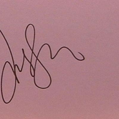 Sopranos Lorraine Bracco signature slip 
