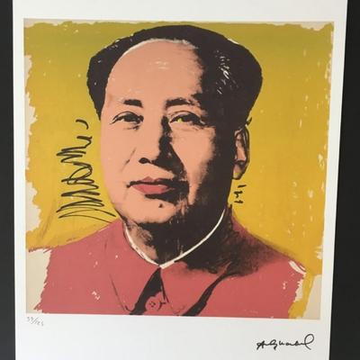 Andy Warhol Mao Zedong LE Lithograph