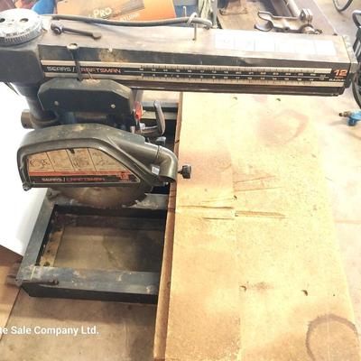 Craftsman 12" radial saw