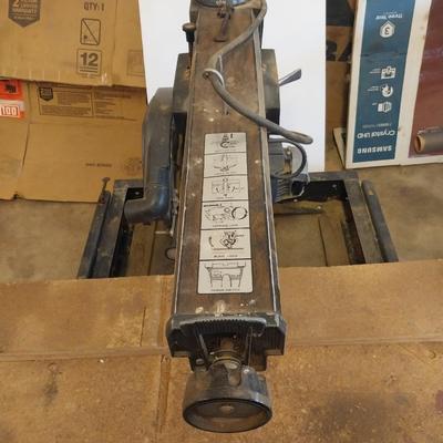 Craftsman 12" radial saw