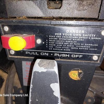 Craftsman 12" radial saw