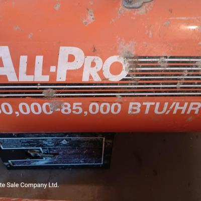 Three All pro propane force air heaters 1 working 2 for parts