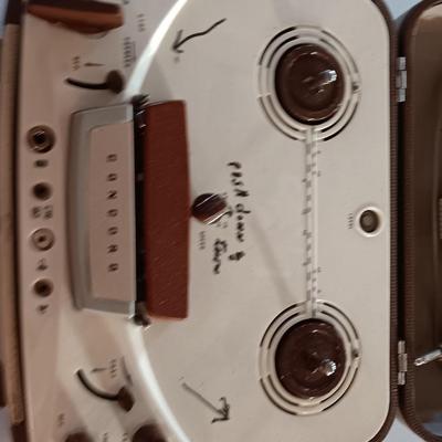 Vintage Concord Reel-to-Reel Tube Amp Tape Recorder