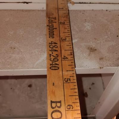 Vintage enamel / tin wall hanging spice shelf.