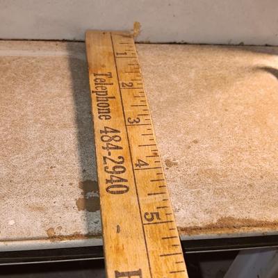 Vintage enamel / tin wall hanging spice shelf.