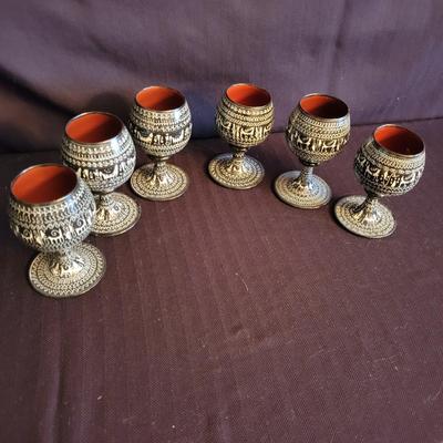 Hand Crafted Chez Galip Turkish Ceramic Plate, Decanter and Cups (DR-DW)
