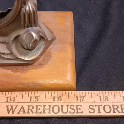 Vintage Antique Sessions Horse & Cowboy Western Bronze/Copper Clock - Parts