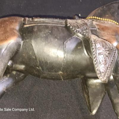 Vintage Antique Sessions Horse & Cowboy Western Bronze/Copper Clock - Parts