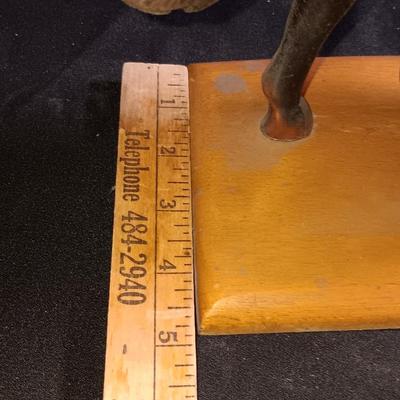 Vintage Antique Sessions Horse & Cowboy Western Bronze/Copper Clock - Parts