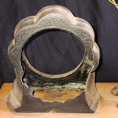 Vintage Antique Sessions Horse & Cowboy Western Bronze/Copper Clock - Parts