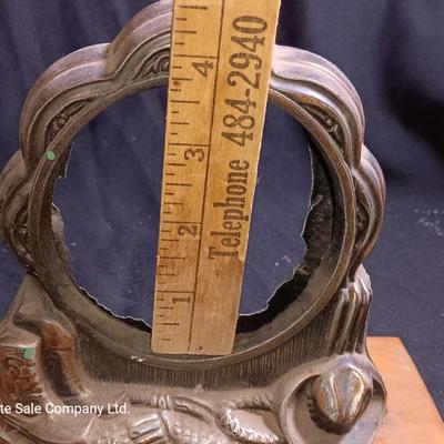 Vintage Antique Sessions Horse & Cowboy Western Bronze/Copper Clock - Parts