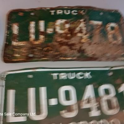 1966 Colorado license plates