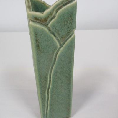 Handmade White Smith Pottery Vase Kauai