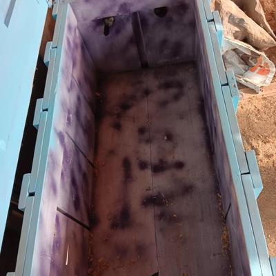 Large trunk on wheels was a 4-H Show box