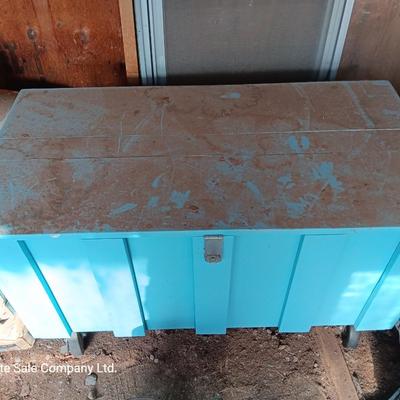 Large trunk on wheels was a 4-H Show box