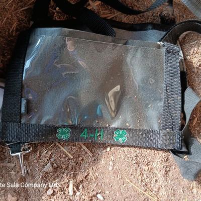 Feeders, spray bottles, show sticks and other items for pig / swine showing. 4-H