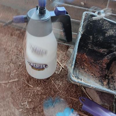 Feeders, spray bottles, show sticks and other items for pig / swine showing. 4-H