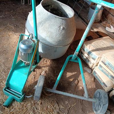 Imper Betoniera Minuteman electric cement mixer