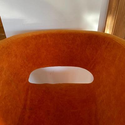 Retro Style Orange Arm Chair