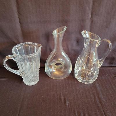 Assortment of Waterford Crystal and Glass Vases, Pitchers and More (DR-DW)