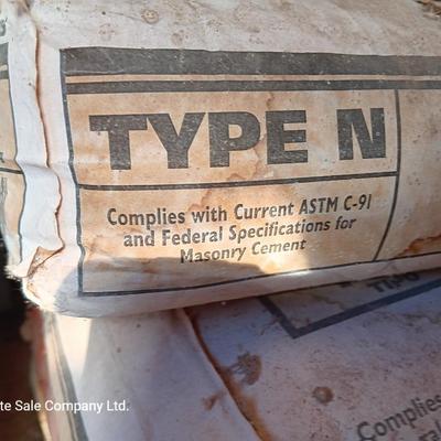 5 bags of Type 1, 11 Portland Cement bags