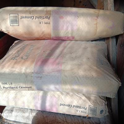 5 bags of Type 1, 11 Portland Cement bags
