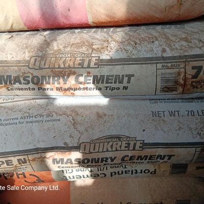 5 bags of Type 1, 11 Portland Cement bags